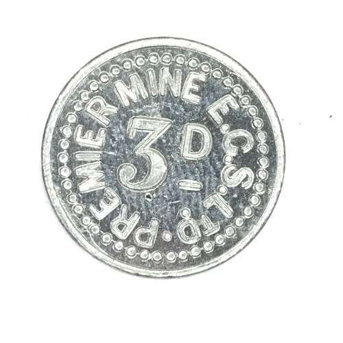 Premier Mine Co. 3d tickey token