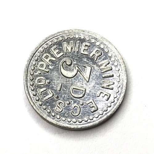 Premier Mine Co. 3d tickey token