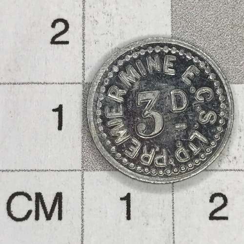Premier Mine Co. 3d tickey token