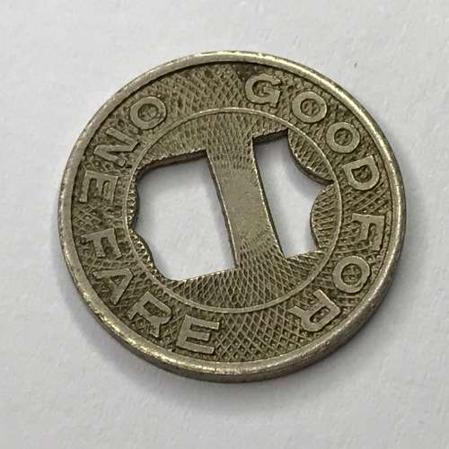 Los Angeles transit line fare token