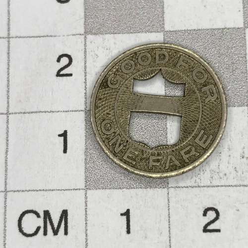 Los Angeles transit line fare token
