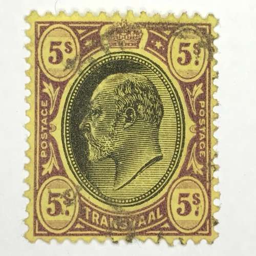 Transvaal SACC 260 5 Shilling FU - KE VII