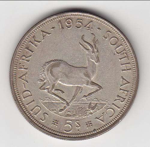 1954 South Africa 5 Shilling crown ****@ Crazy R1 start****