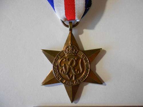 WWII France and Germany star, unnamed - as per photo