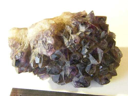 Raw Amethyst crystals, weight 364 grams - as per photo
