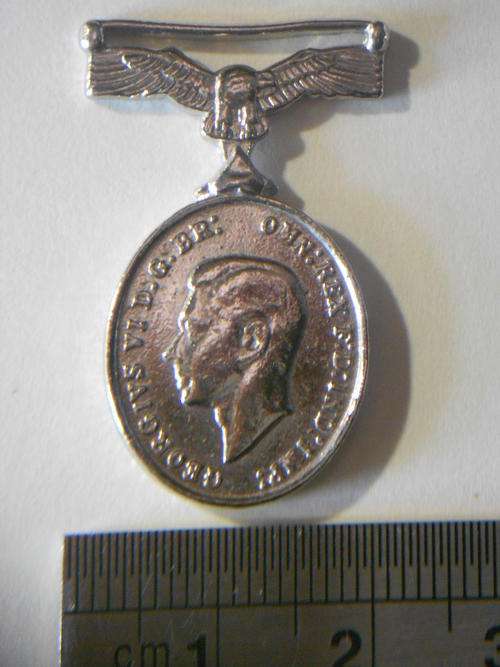 Miniature Air Efficiency award medal, REPRODUCTION - as per scan
