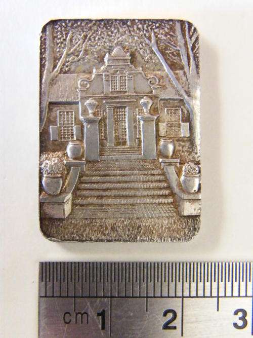 Nederburg 25 year auction silver bullion bar, 16.2 grams