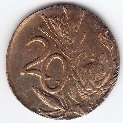 RSA 20c coin minted on 10c planchet - unusual