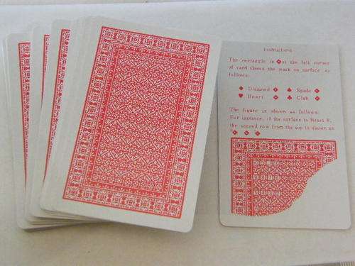 Magic set with 24 cards tricks, German instructions - BIGBIGSALE