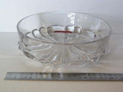 Handmade Arte Deco serving bowl, 6.5cm high, 21.5cm diameter - Decmarkdown