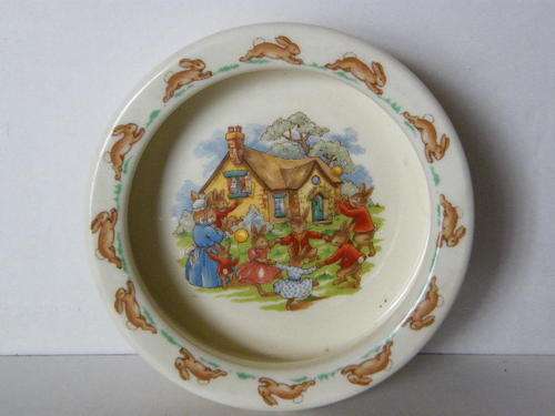 Royal Doulton Bunnykins thick walled porridge bowl