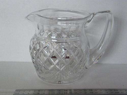 Handmade heavy glass jug - weighs 1.45kg and handcut - top quality item by Stuart Crystal