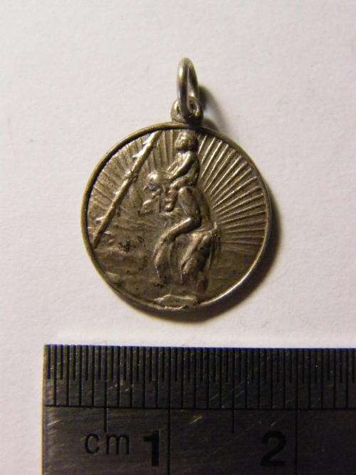 Silver St. Christopher pendant