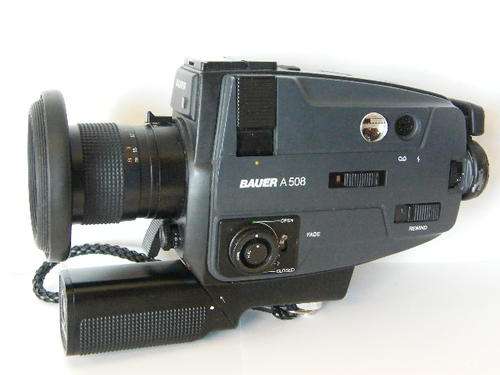 Bauer A508 movie camera - excellent with 3 extra filters and 2 films (one still in packaging)
