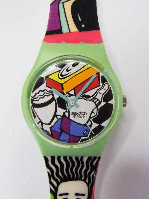 1995 Spring Collection Swatch RAPP-ER Watch with Original Strap - Excellent Condition - as per photo