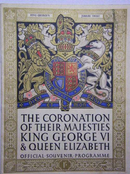 Coronation of George VI - Official Souvenir Programme