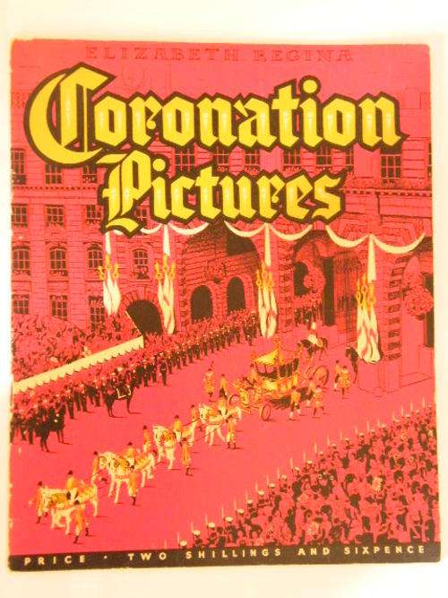 Elizabeth Regina Coronation Pictures ( 1953 ) - Decent Condition