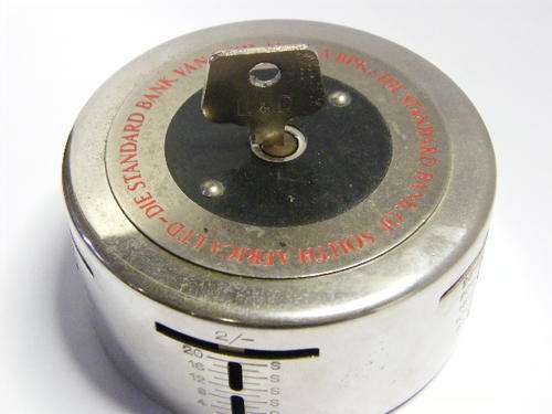 Standard Bank of South Africa Money Box - Automatic Recording Safe - as per photo