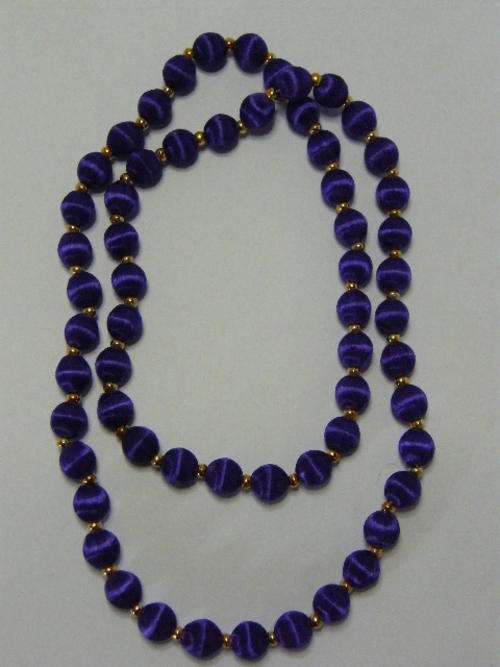 Vintage purple costume jewellery necklace - @ CRAZY R1 start