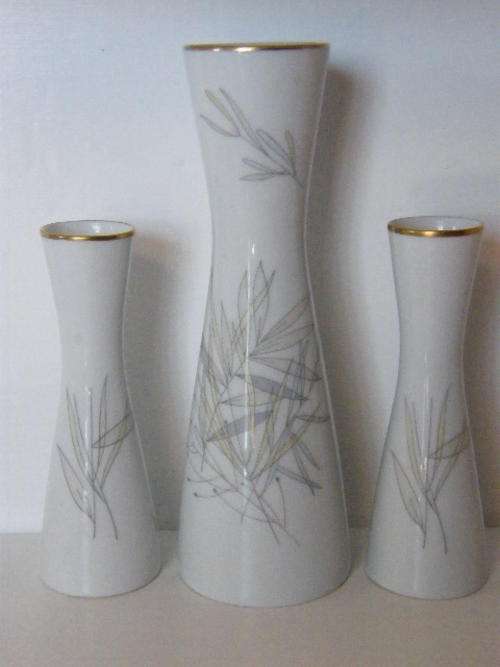 Set of 3 Vintage Rosenthal vases