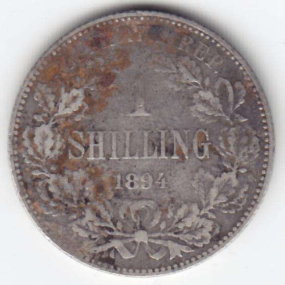 1894 Kruger 1 Shilling - as per photo