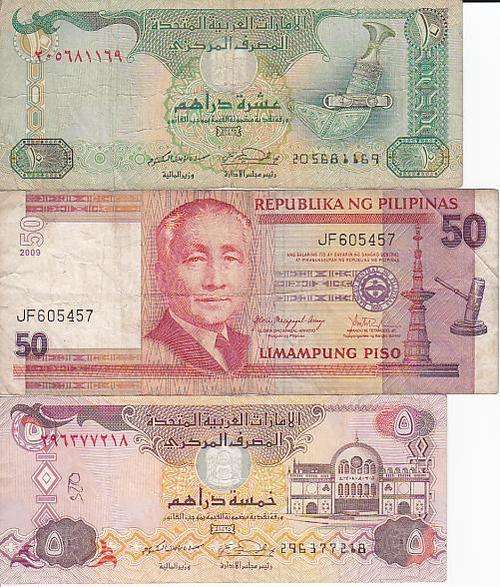 Lot of 10 International Notes - Sold as a lot - as per photo