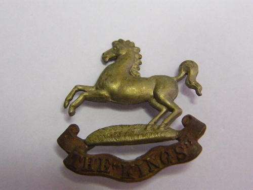 The Kings Liverpool Regiment Cap Badge - as per photo