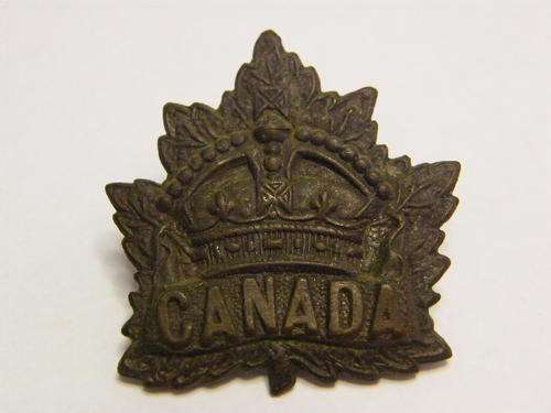 Canada WW1 Period Collar Badge - as per photo