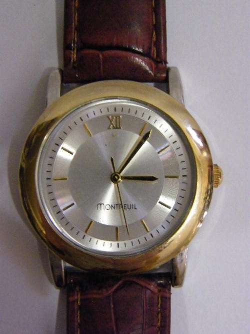 Montreuil Mens Fashion Dress Watch - as per photo