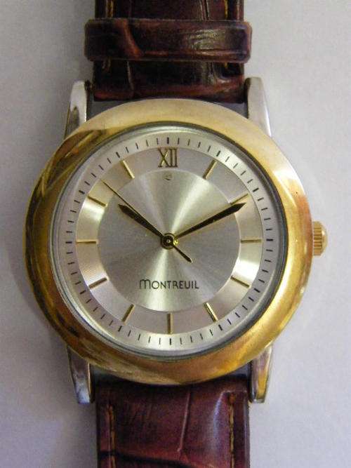 Montreuil Mens Fashion Dress Watch - as per photo