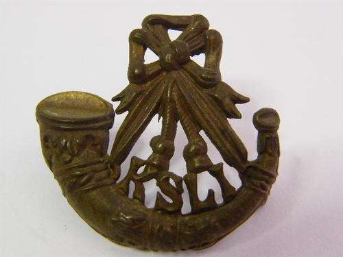King's Shrophire Light Infantry ( KSLI ) Cap Badge - as per photo