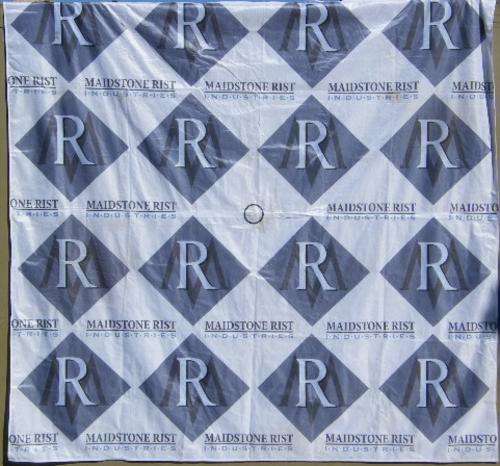 Maidstone Rist Flag - used in the movie ` The Philantropist ` - 198 cm x 198 cm - as per photo