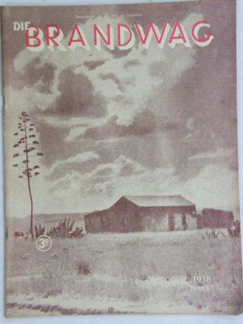 Die Brandwag Magazine - 14 October 1938 Issue - as per photo