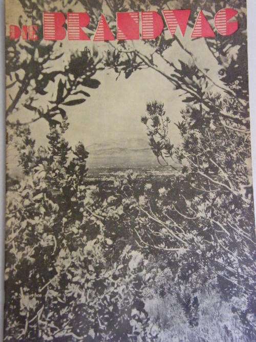 Die Brandwag Magazine 29 April 1938 Issue " Suikerbos en die See " - as per photo