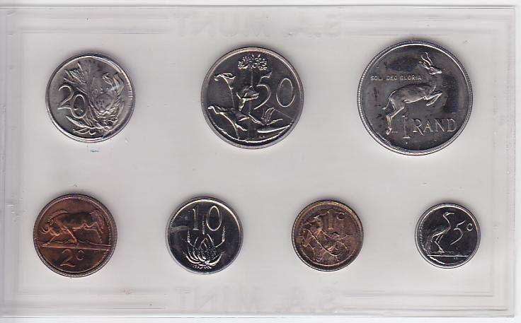1987 RSA Uncirculated Mint Pack - as per photo