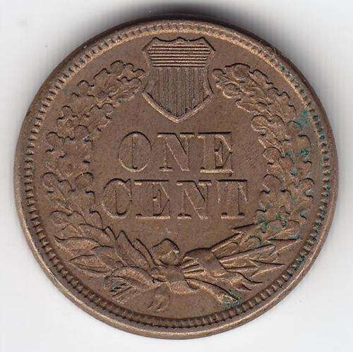 1860 USA Indian Head One Cent - Excellent Condition - XF or better - as per photo