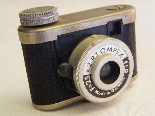 Vintage x2 RJ OMPEX 1:9 Miniature Spy Camera - These are very Rare - as per photo