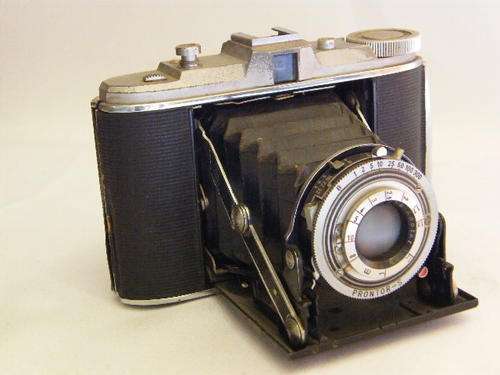 AGFA Jsolette 1936/37 folding Camera with Prontor-S Agfa Apotar 1:4.5 Lens - as per photo