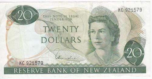 New Zealand Twenty Dollar Banknote - as per photo