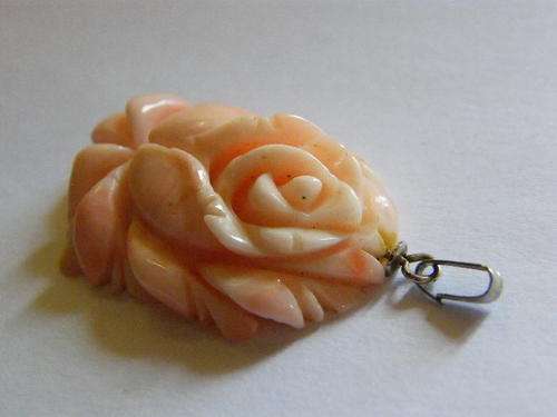 Pink Ivory Pendant - as per photo