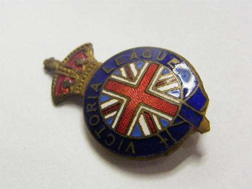 1940`s Victoria League Enameled Badge - as per photo