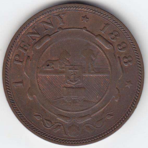 1898 Kruger Penny - Full Mint Lustre - as per photo