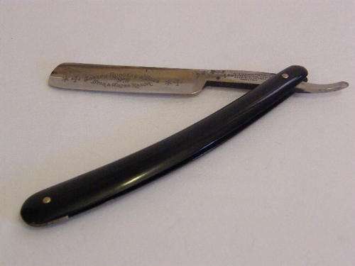 Vintage Joseph Rodgers & Sons Cut Throat Razor - No. 2 Star & Cross Razor - as per photo