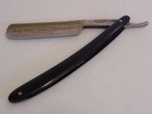 Vintage Joseph Rodgers & Sons No.2 Star & Cross Cut Throat Razor, Excellent Condition - as per photo