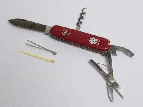 Victorinox Swiss Army 6 in 1 Pocket Knife with Sanlam advertising Logo  - as per photo