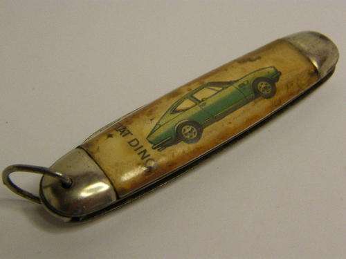 FIAT DINO Advertising Knife made by MIKOV - Vintage - as per photo