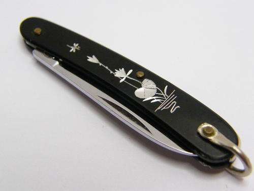 Vintage Pen Knife with Mother-of-Pearl inlays - Unknown Makers Mark - as per photo