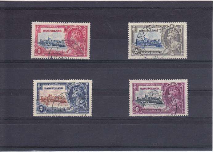 Basutoland 1935 Silver Jubilee of George 5 Set - Used - as per photo