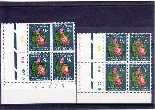 RSA - SACC 320 Control Blocks of 4 - A and B Cylinders, March 1972 Issue - as per scan