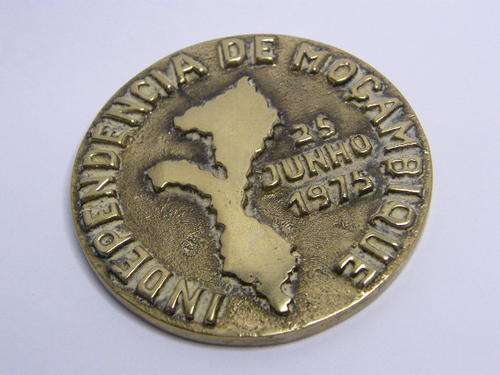 1975 Mozambique Independence Medallion - as per photo